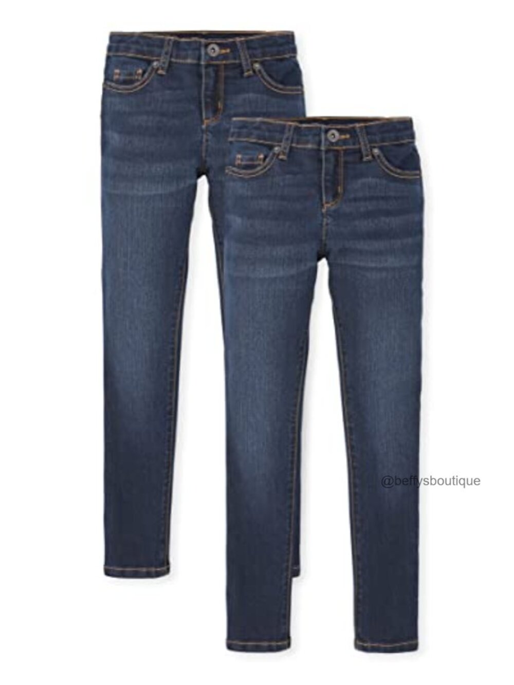 Girls Super Skinny Stretch Denim Jeans 4-Pack